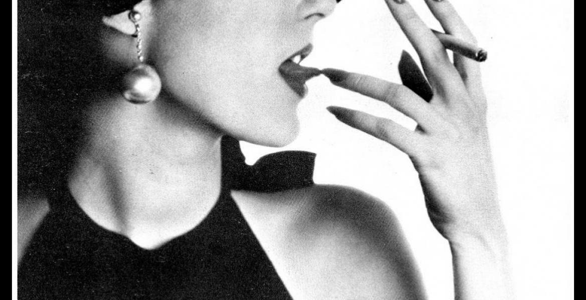 欧文·潘，舌头上的烟草女孩（Mary Jane Russell），纽约，1951年