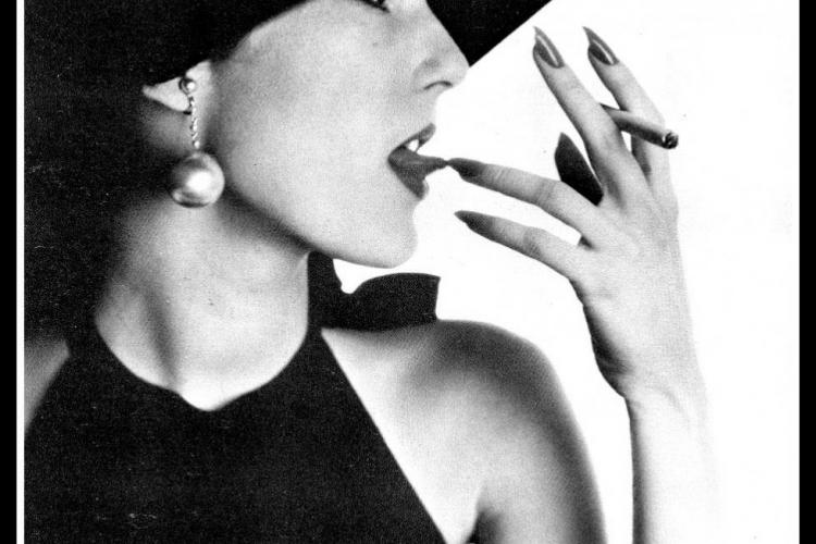 Irving Penn, Girl with Tobacco on Tongue (Mary Jane Russell), New York, 1951